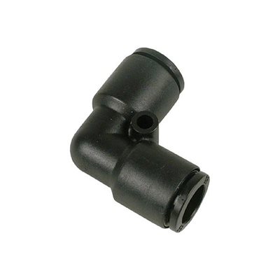 N/A 8mm plug-in liitin, kulma, 8mm, musta