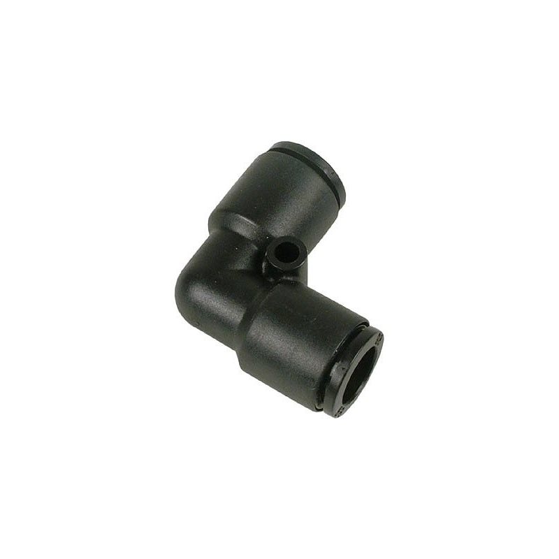N/A 8mm plug-in liitin, kulma, 8mm, musta