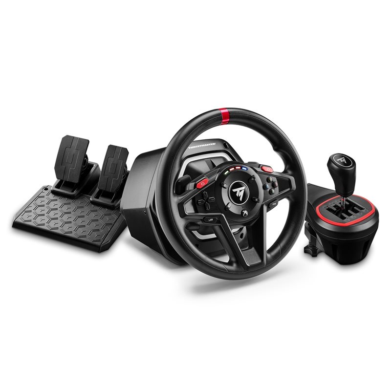 ThrustMaster T128, ratti-/poljinyhdistelmä TH8S Shifter -vaihdekeppillä, musta