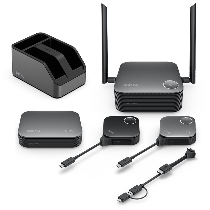 BenQ InstaShow VS25, langaton 4K UHD -esitysjärjestelmä, Wi-Fi 6, musta
