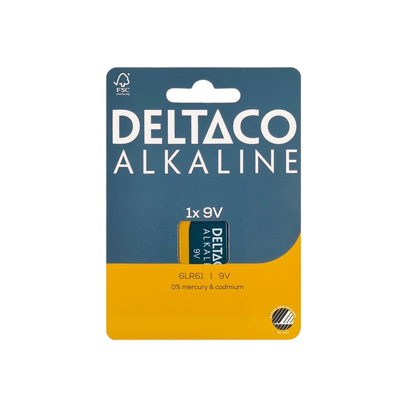 Deltaco 9V/LR22 -paristo