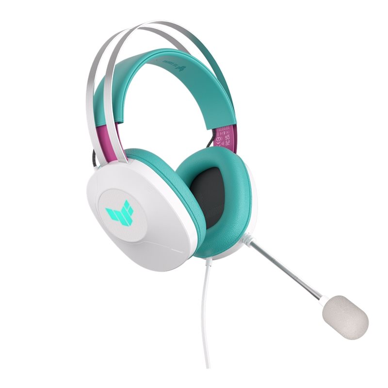 Asus (Outlet) TUF Gaming H1 Gen II Gaming Headset Hatsune Miku -pelikuulokkeet mikrofonilla, moniväri