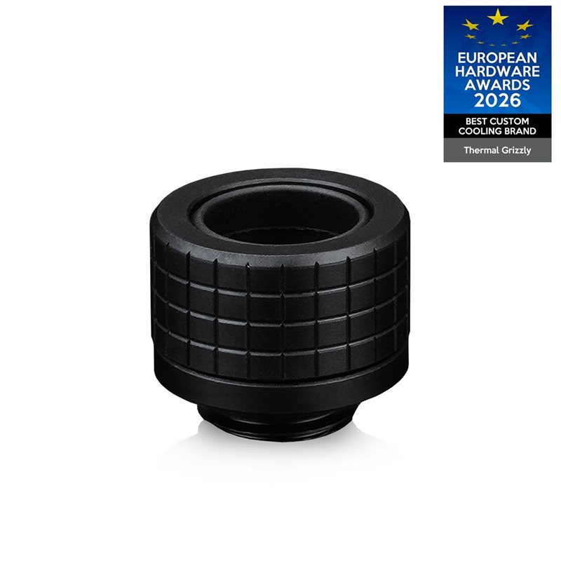 Thermal Grizzly DeltaMate Fitting - HT14 -putkiliitin, musta
