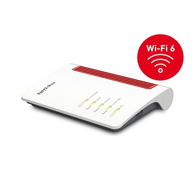 FRITZ! Box 4050, Dual-band AX3000 Wi‑Fi 6 -reititin, valkoinen