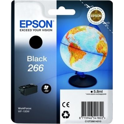 Epson 266 mustepatruuna, musta, jopa 250 sivua