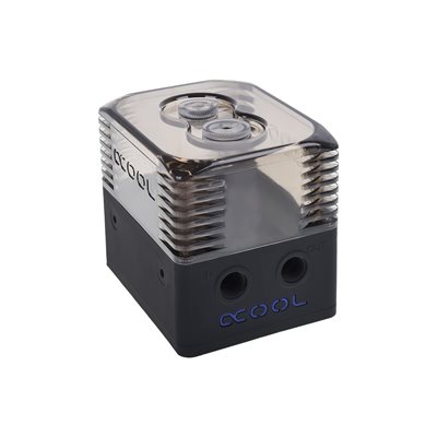 Alphacool Eisstation DC-LT -säiliö, musta/läpinäkyvä + DC-LT 2600 Ultra -pumppu