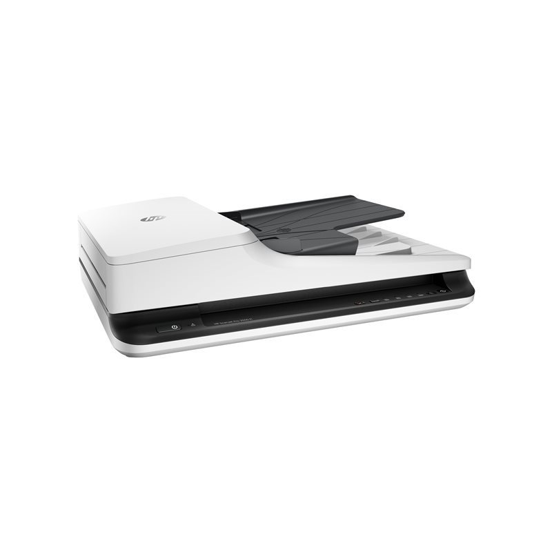 HP ScanJet Pro 2500 f1 -asiakirjaskanneri, A4, Duplex, USB, valkoinen/musta
