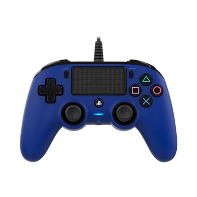 Nacon Wired Compact Controller -peliohjain, PS4/PC, sininen/musta