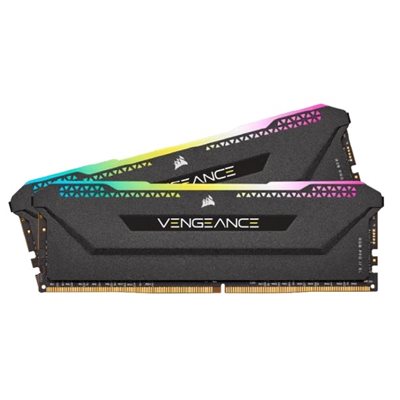 Corsair 64GB (2 x 32GB) Vengeance RGB PRO SL, DDR4 4000MHz, CL18, 1.35V, musta
