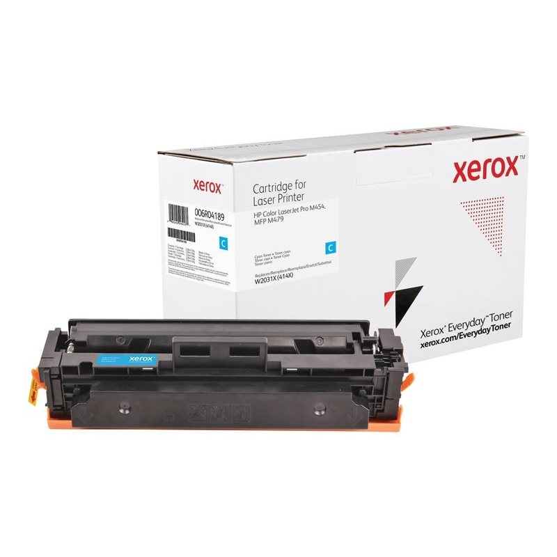 Xerox Everyday Toner -tarvikelaserväriainekasetti, syaani, jopa 6000 sivua (HP)