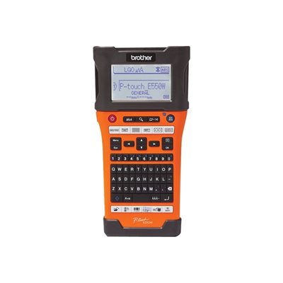 Brother P-Touch PT-E550WVP, langaton tarratulostin ammattikäyttöön, musta/oranssi