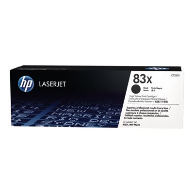 HP 83X, laserväriainekasetti, musta, jopa 2200 sivua ( Poistotuote!)