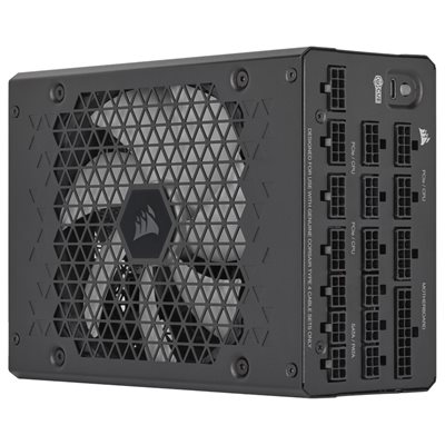 Corsair 1500W HX1500i (2023), ATX-virtalähde, 80 Plus Platinum, musta