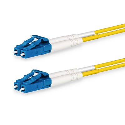 Lanview Optinen kuitukaapeli, LC-LC, Singlemode, Duplex, OS2, 2m, keltainen