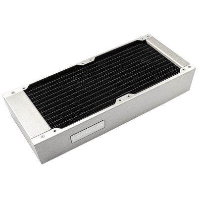 Watercool HEATKILLER RAD 240-L Stainless Steel, 240mm jäähdytin, ruostumaton teräs
