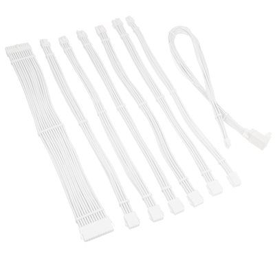 Kolink Core Pro Braided Cable Extension Kit 12V-2x6 Type 2 - Brilliant White