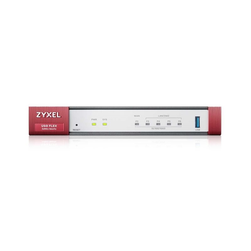 ZyXEL ZYXEL USG FLEX SERIES, 10/100/1000, 1*WAN, 4*LAN/DMZ PORTS, WIFI 6 AX1800, 1*USB (DEVICE ONLY)