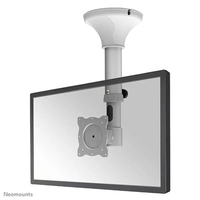 Neomounts 10-30" Flat Screen Ceiling Mount, -kattoteline 30-47cm laskulla, hopea