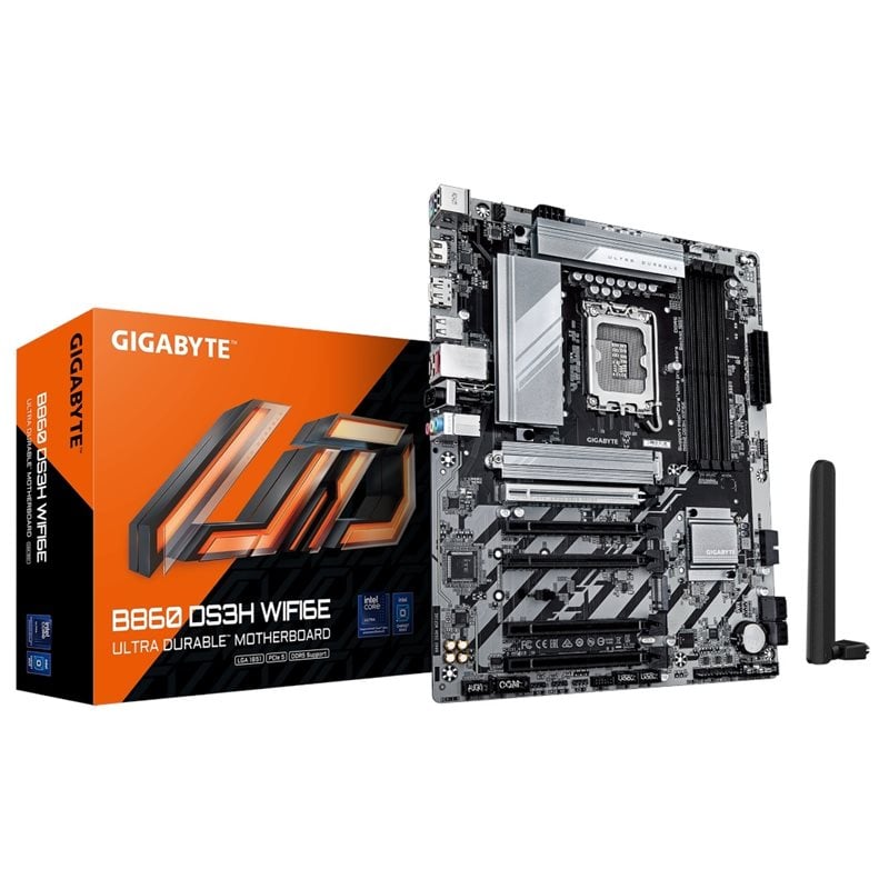 Gigabyte B860 DS3H WIFI6E, ATX-emolevy