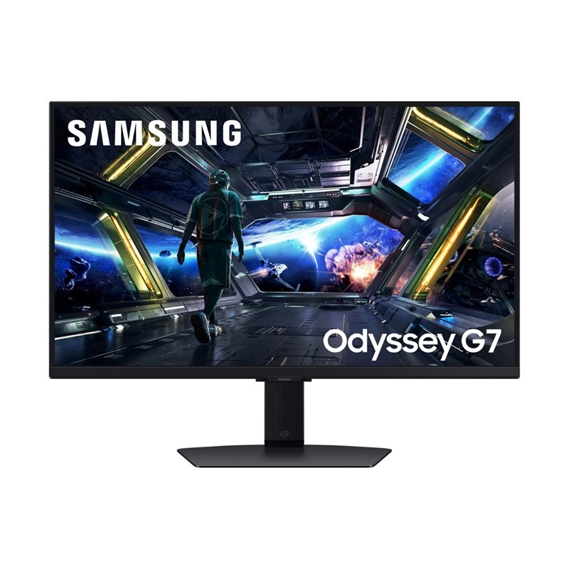 Samsung 27" Odyssey G7 G70D Smart, 144Hz 4K UHD -pelimonitori, musta