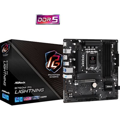 ASRock B760M PG Lightning, mATX-emolevy