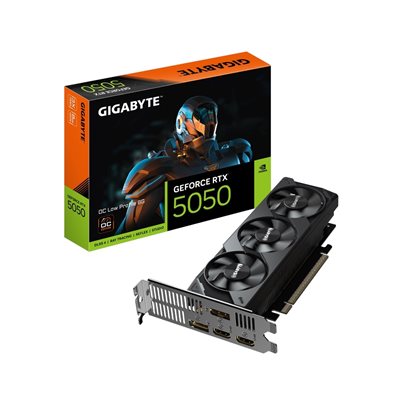 Gigabyte GeForce RTX 5050 OC Low Profile -näytönohjain, 8GB GDDR6