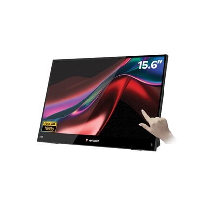 Verbatim 15.6" Light, Full HD -mobiili/kosketusnäyttö, musta