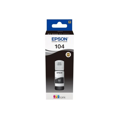 Epson EcoTank 104 -mustesäiliö, 65ml, musta