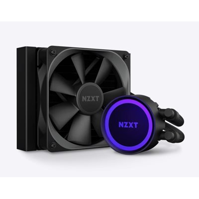 NZXT Kraken 120, 120mm AIO-nestejäähdytysratkaisu prosessorille, mattamusta