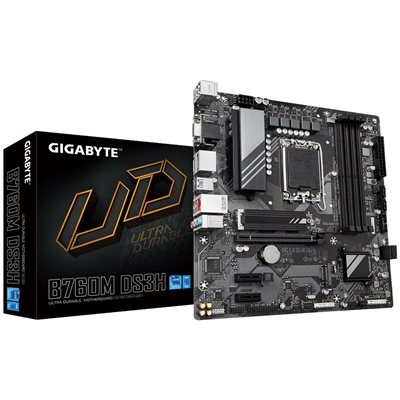 Gigabyte B760M DS3H, mATX-emolevy