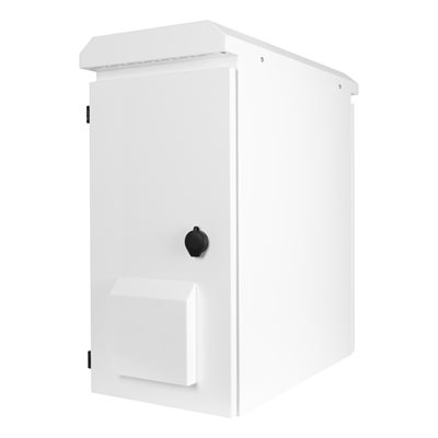 Deltaco 19" räkkikaappi, 6U, 600x280x600, seinämalli, IP55, valkoinen