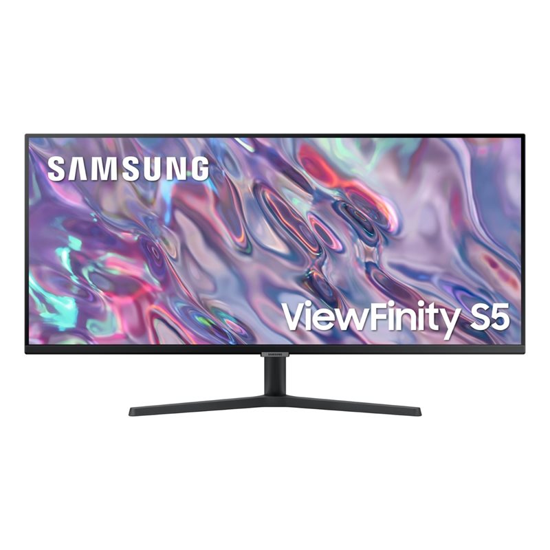 Samsung 34" ViewFinity S5 S34C502, Ultrawide WQHD -monitori, musta