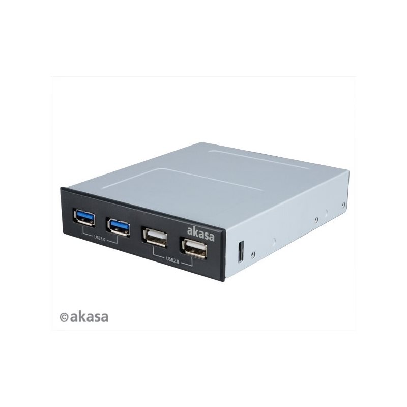 Akasa (Outlet) InterConnect S 3.5" etupaneeli, 2x USB 3.0, 2x USB 2.0