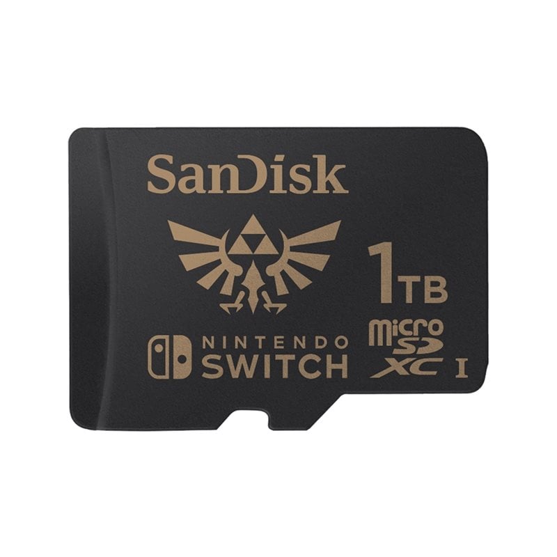 Sandisk 1TB Nintendo Switch Zelda, microSDXC -muistikortti, UHS-I, 100/90 MB/s