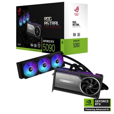 Asus GeForce RTX 5090 ROG Astral LC -näytönohjain, 32GB GDDR7