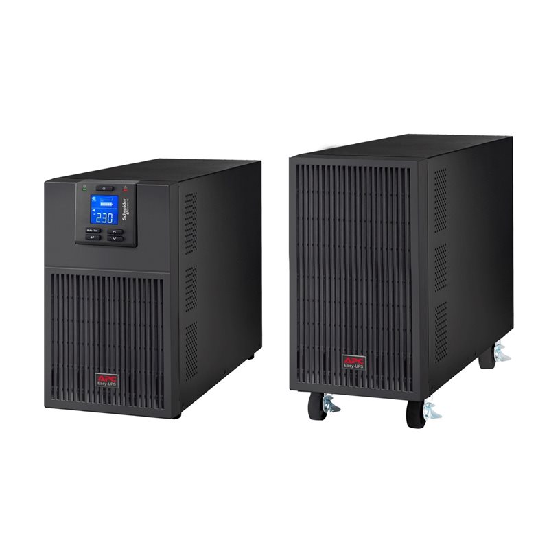 APC 6000VA/6000W Easy UPS On-Line SRV -UPS-laite, 1P + N + E, musta