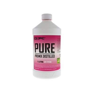 XSPC PURE Premix Distilled Coolant - UV Pink -jäähdytysneste, 1l