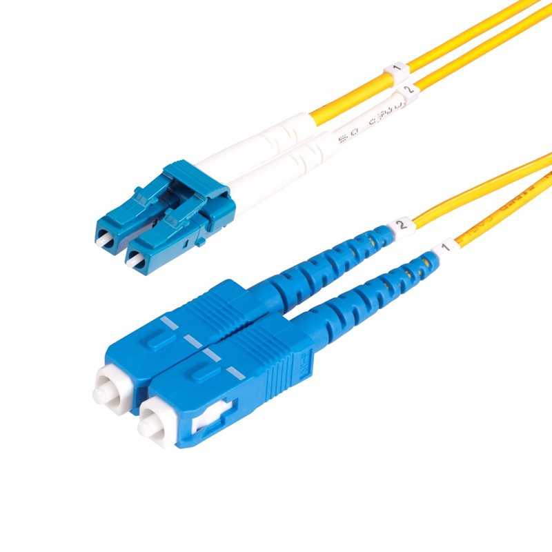 StarTech.com Kuitukaapeli, LC - SC, 9/125, OS2, duplex, yksimuoto, 10m
