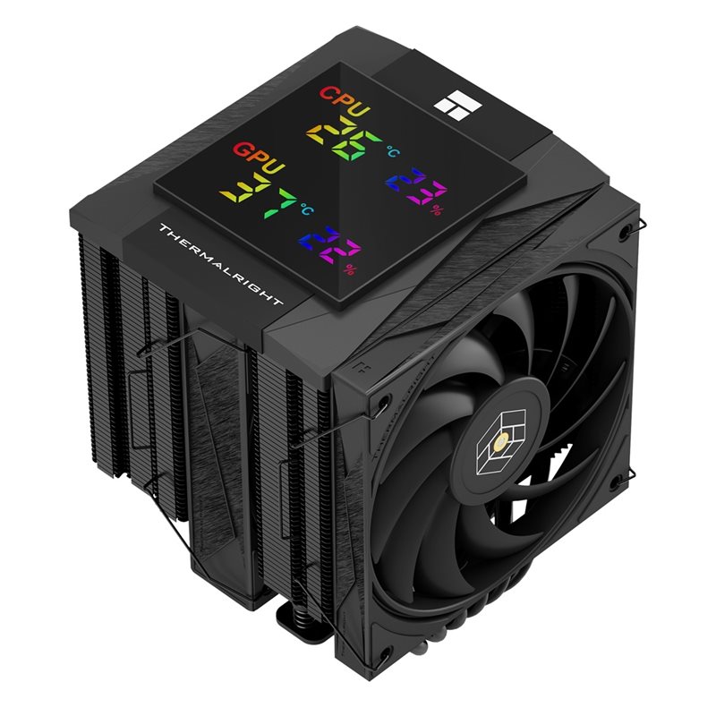 Thermalright (Outlet) Royal Knight 120 Digital BLACK -prosessorijäähdytin