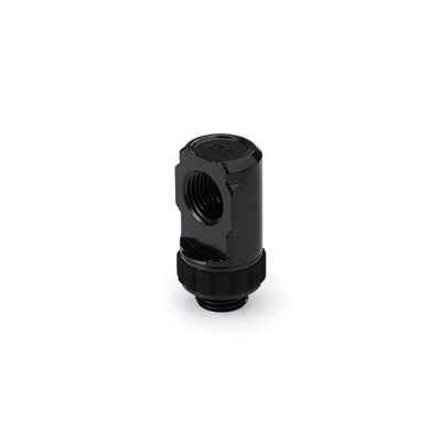 Alphacool Apex Grip Adapter 90°, OT/IT, G1/4, kierrettävä, musta