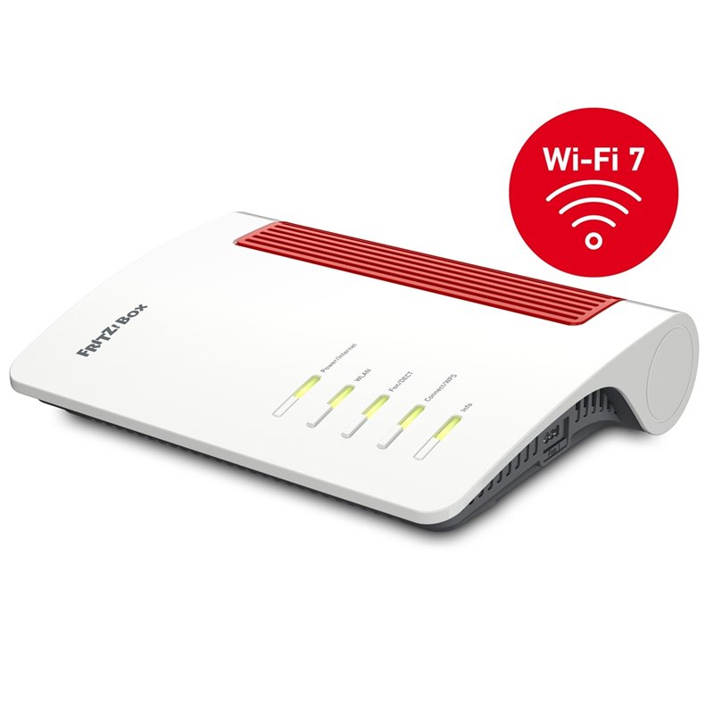 FRITZ! Box 4690 Edition International, Dual Band BE7000 Wi‑Fi 7 -reititin, 802.11be, valkoinen