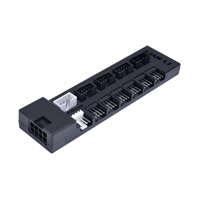 Lian Li EDGE hub V2, USB- & tuuletinhubi, musta