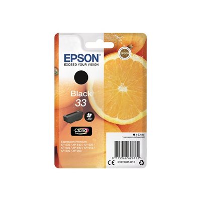 Epson 33 Claria Premium Ink Oranges -väriainekasetti, musta