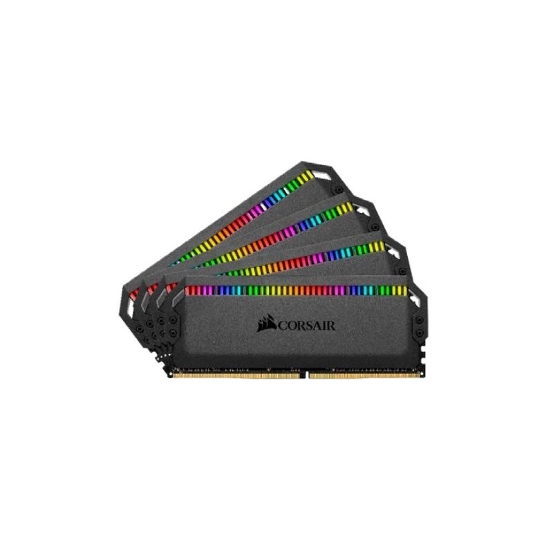 Corsair 128GB (4 x 32GB) Dominator Platinum RGB, DDR4 3600MHz, CL18, 1.35V, musta