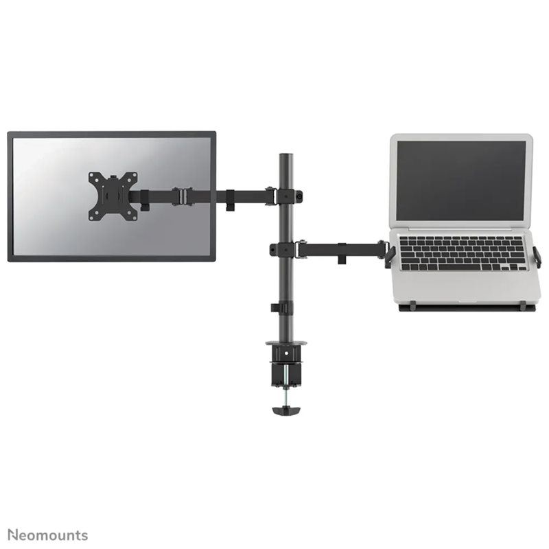Neomounts by Newstar FPMA-D550NOTEBOOK monitor/laptop desk mount, pöytäteline monitorille ja kannettavalle, musta
