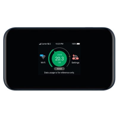 DNA Matkamokkula 5G WiFi MU5001, musta