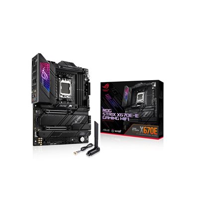 Asus ROG STRIX X670E-E GAMING WIFI, ATX-emolevy