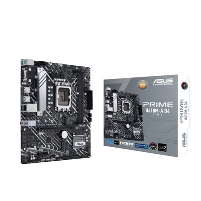 Asus PRIME H610M-A D4-CSM, mATX-emolevy