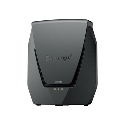 Synology WRX560, langaton Wi-Fi 6 Mesh-reititin, 802.11ax, musta
