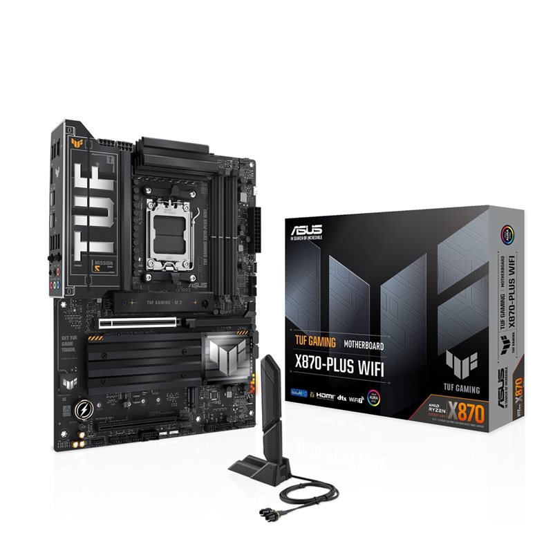 Asus TUF GAMING X870-PLUS WIFI, ATX-emolevy